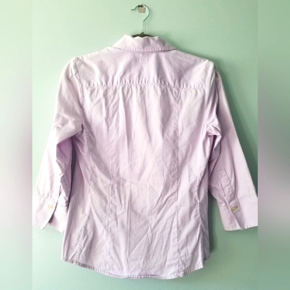 Banana Republic Lavender Button Down Shirt - Picture 5 of 5